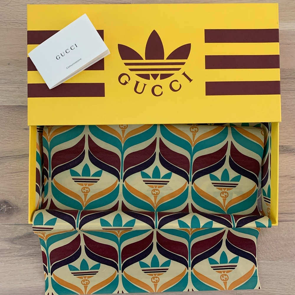 Adidas/Gucci Collab Gift Box w Tissue Paper - Empty